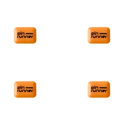 Pin Runner (Pins Magnticos de alta potncia para corridas) - 4 unidades
