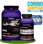 Combo campeões: Argentina - Prostar Whey Protein - 907g + Creatina (300g) - Ultimate Nutrition Combo campeões: Argentina - Prostar Whey Protein - 907g + Creatina (300g) - Ultimate Nutrition