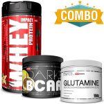 Combo Procorps - Impact Whey Protein 900g + Bcaa Dark 150g + Glutamina 150g Combo Procorps - Impact Whey Protein 900g + Bcaa Dark 150g + Glutamina 150g