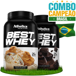 Combo campeões: Brasil - 2 Best Whey (900g) - Atlhetica Nutrition Combo campeões: Brasil - 2 Best Whey (900g) - Atlhetica Nutrition
