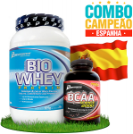 Combo campeões: Espanha - 1 Bio Whey Protein (909g) + BCAA Science 2000 (100 Tabletes) Performance Nutrition Combo campeões: Espanha - 1 Bio Whey Protein (909g) + BCAA Science 2000 (100 Tabletes) Performance Nutrition