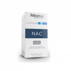Nac N-Acetil L- Cistena - Cleanlab - (60 Cpsulas) - Atlhetica Nutrtion