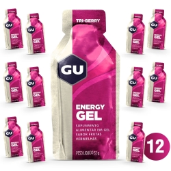 Energy Gel Com Cafeína (12 unidades de 32g) - GU