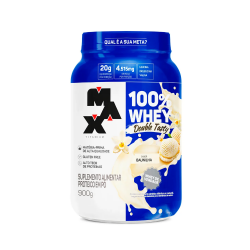 100% Whey Double tasty (900g) - Max Titanium