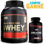 Compre Whey Protein 100% Gold Standard Optimum - 2,270 g e Ganhe Creatina Powder 150G - Black Line - Optimum Nutrition Compre Whey Protein 100% Gold Standard Optimum - 2,270 g e Ganhe Creatina Powder 150G - Black Line - Optimum Nutrition