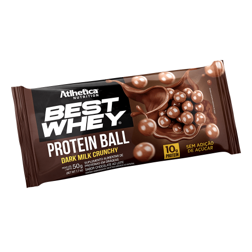 Best Whey Protein Ball Sabor Dark Milk Crunchy (1 Unidade de 50g) - Atlhetica Nutrition
