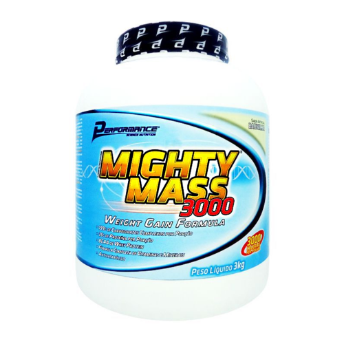 Migthy Mass 3000 Sabor Baunilha (3kg) - Performance Nutrition