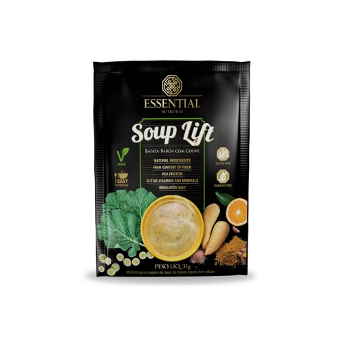 Soup Lift - Batata baroa com couve - Essential - 1 sachê de 37g