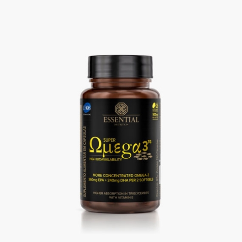 Super Omega 3 500mg (120 Cápsulas) - Essential Nutrition