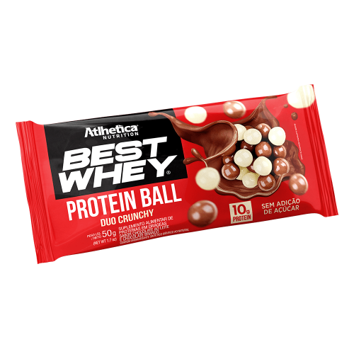 Best Whey Protein Ball Sabor Duo Crunchy (1 Unidade de 50g) - Atlhetica Nutrition