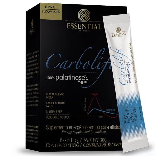 Carbolift - 100% Palatinose (Cx c/ 20 Sachês de 15g) - Essential