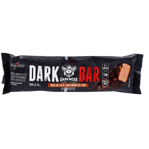 Dark Bar - Whey Bar Darkness Sabor Doce de Leite c/ chocolate  (1 unidade de 90g) - Integralmédica