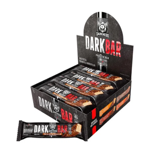 Dark Bar - Whey Bar Darkness Sabor Doce de Leite com Chocolate (Cx c/ 8 Unidades de 90g) - Integralmédica
