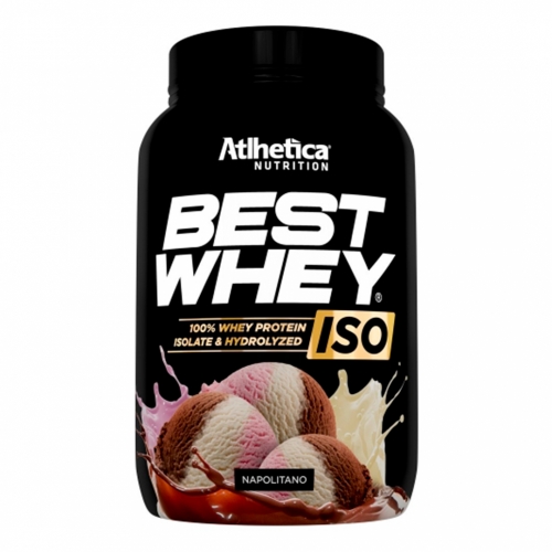 Best whey Iso Sabor Napolitano (900g) - Atlhetica Nutrition
