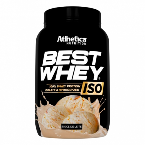 Best whey Iso Sabor Doce de Leite (900g) - Atlhetica Nutrition