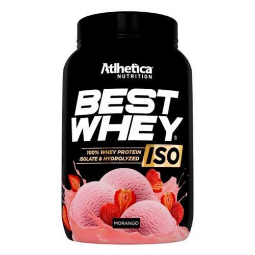 Best whey Iso Sabor Morango (900g) - Atlhetica Nutrition