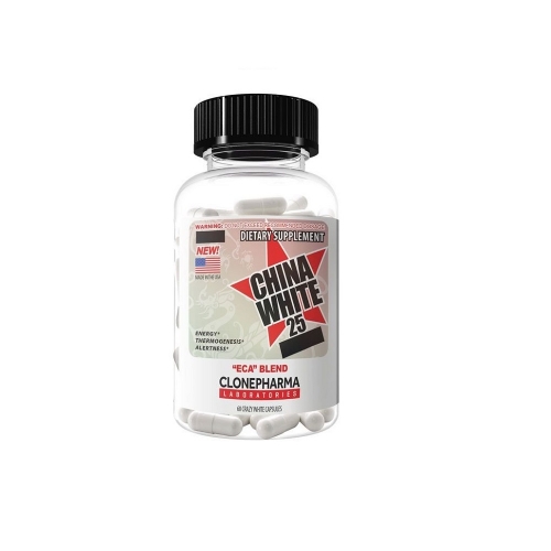 China White 25 (60 Cpsulas) - Clone Pharma Laboratories