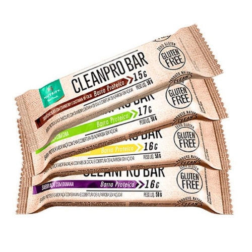 Cleanpro Bar - Maça com chia - Caixa 10 Unidades - Nutrify