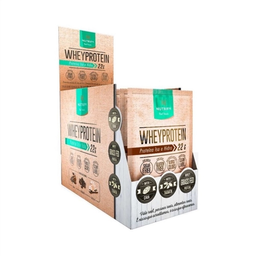 Whey Protein Nutrify - Chocolate- Caixa 15 sachês 30g