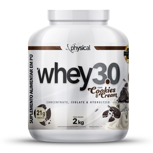 Whey 3.0 Sabor Cookies Cream (2Kg) - Physical Pharma