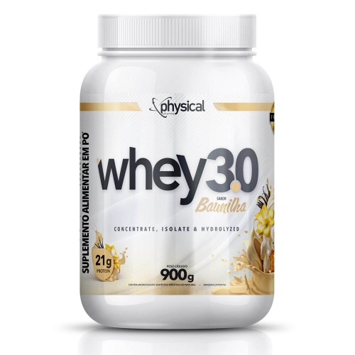 Whey 3.0 Sabor Baunilha (900g) - Physical Pharma