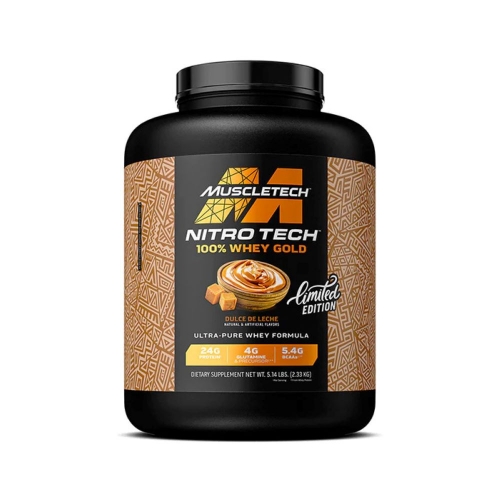 Nitro Tech 100% Whey Gold Sabor Doce de Leite (2,33 kg) - Muscletech