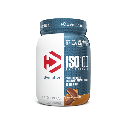 Iso 100 Hydrolized Sabor Chocolate c/ Amendoim (640g) - Dymatize