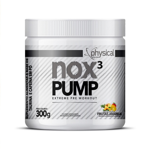 NOX 3 PUMP Sabor Frutas Amarelas (300g) - Physical Pharma