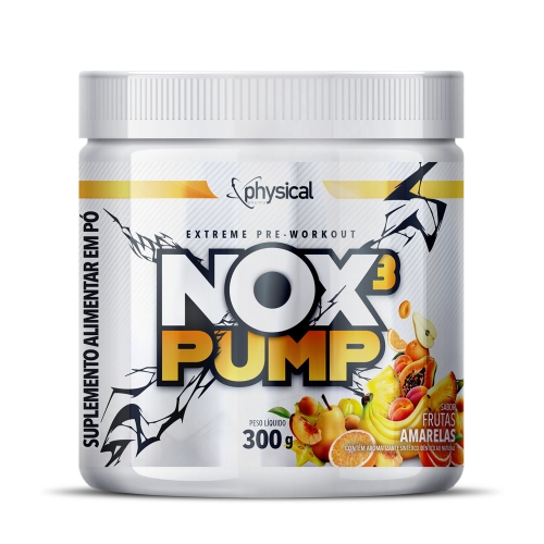 NOX 3 PUMP Sabor Frutas Amarelas (300g) - Physical Pharma