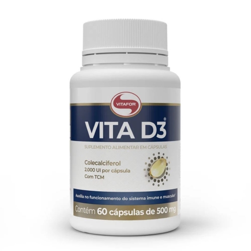 Vita D3 (60 Cápsulas) - Vitafor
