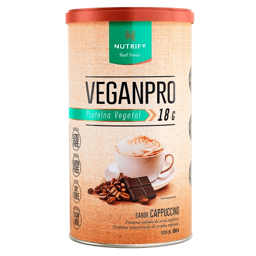 VeganPro Cappuccino (550g)- Nutrify