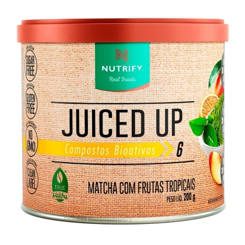 Juiced Up Sabor Matcha Frutas Tropicais (200g) - Nutrify