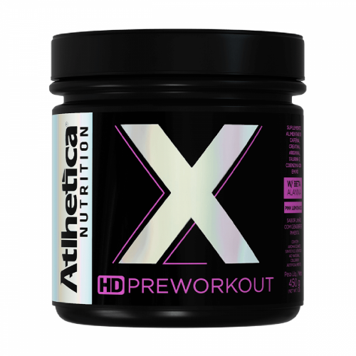 X HD - Preworkout Sabor Pink Lemonade (450g) - Atlhetica Nutrition