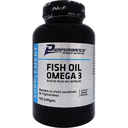 Óleo de Peixe Fish Oil Ômega 3 (100 Caps) - Performance Nutrition