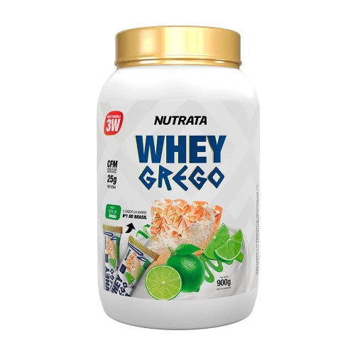 Whey Grego Sabor Torta de Limão (900g) - Nutrata