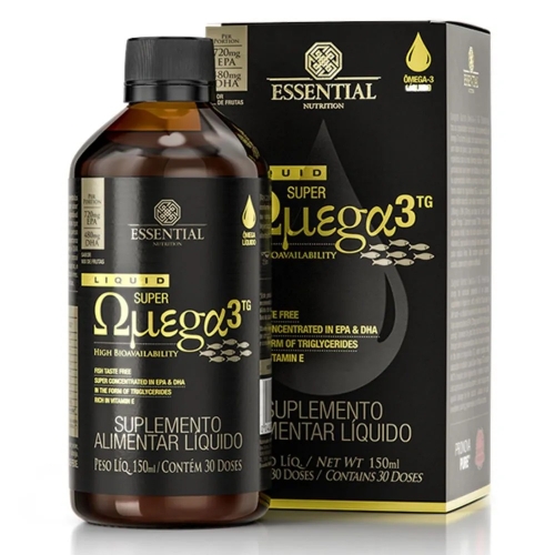 Super Omega 3 TG Liquid (150ml com 30 Doses) - Essential Nutrition
