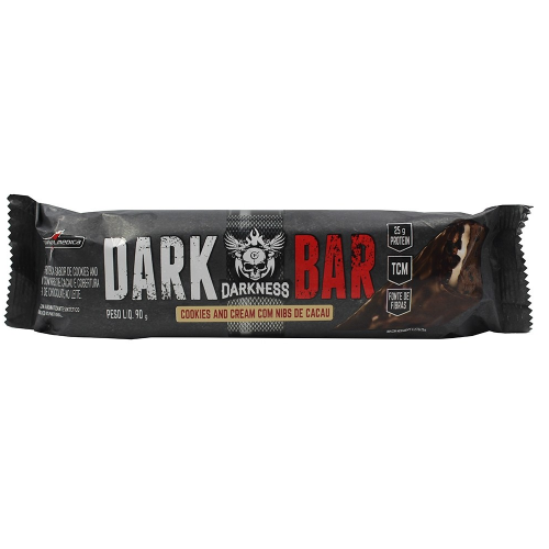 Dark Bar - Whey Bar Darkness Sabor Cookies and Cream (1 unidade de 90g) - Integralmédica