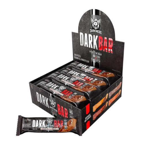 Dark Bar - Whey Bar Darkness Sabor Chocolate c/ coco (Cx c/ 8 Unidades de 90g) - Integralmédica