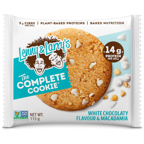 The Complete Cookie Sabor White Choco c/ Macadâmia (113g) - Lenny & Larry's