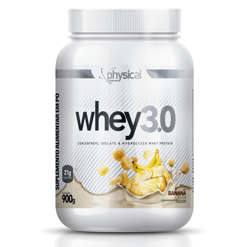 Whey 3.0 Sabor Banana (900g) - Physical Pharma