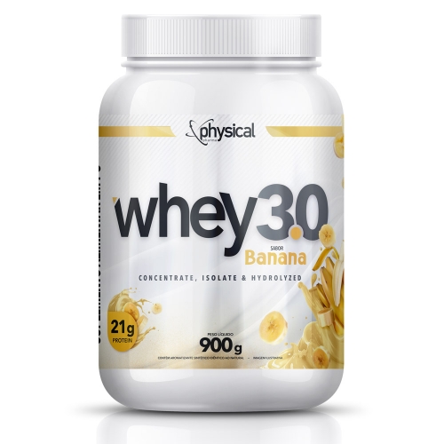 Whey 3.0 Sabor Banana (900g) - Physical Pharma