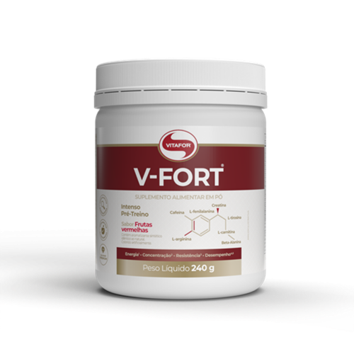 V-Fort Sabor Frutas Vermelhas (240g) - Vitafor