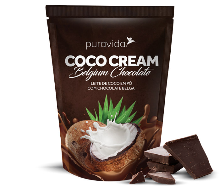 Coco Cream Sabor Chocolate belga (250g) - Pura Vida
