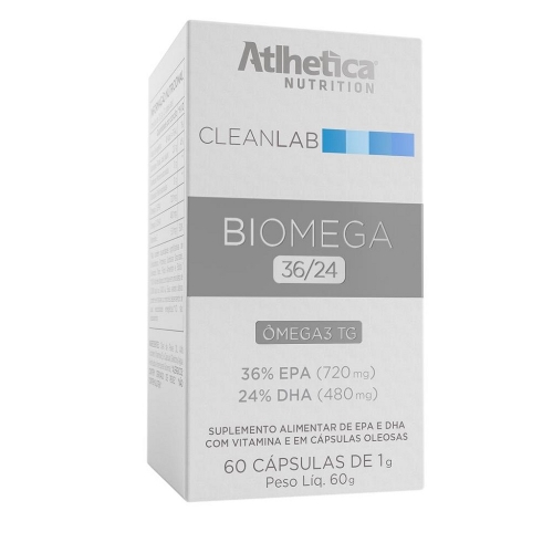 Biomega 36/24 - Cleanlab (60 Cpsulas) - Atlhetica Nutrition