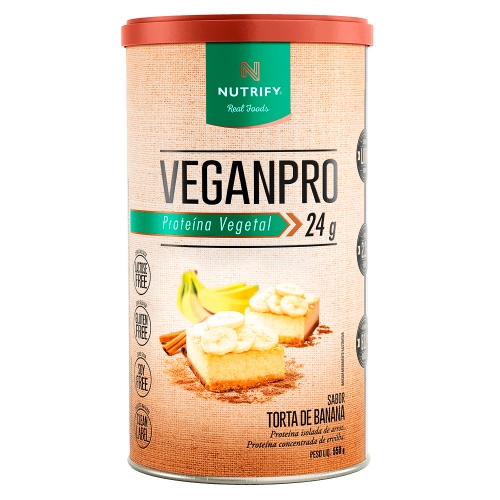 VeganPro Torta de Banana (550g)- Nutrify