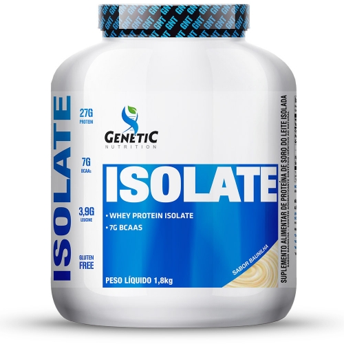 Isolate Sabor Baunilha (1,8kg) - Genetic Nutrition