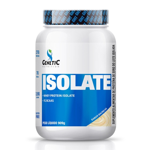 Isolate Sabor Baunilha (909g) - Genetic Nutrition