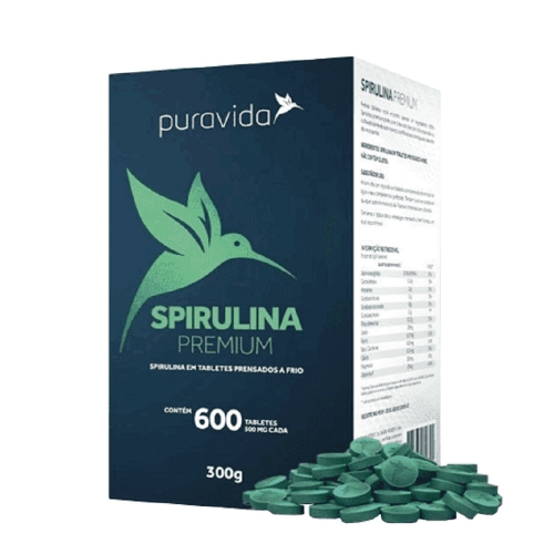 Spirulina Premium (600 Tabletes) - Pura vida
