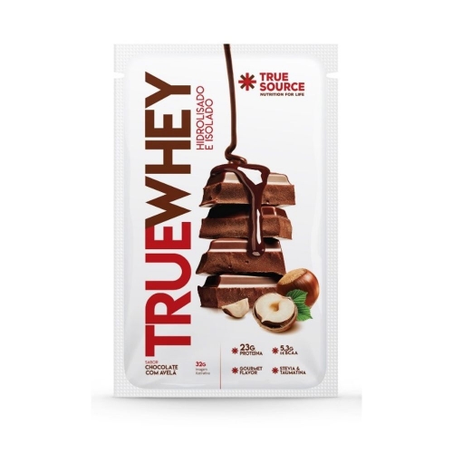 True whey sabor chocolate com avelã (1 sachê de 32g) - True Source