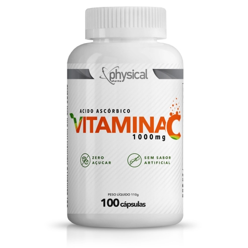 Vitamina C 1000mg (100 Cápsulas) - Physical Pharma